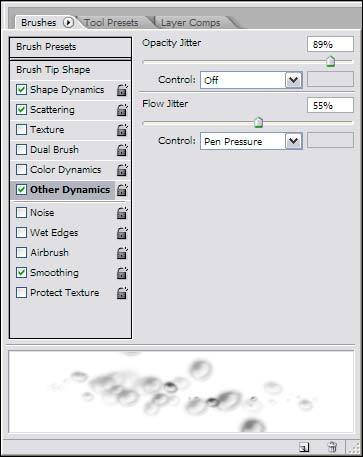Кисть для рисования пузырьков *
