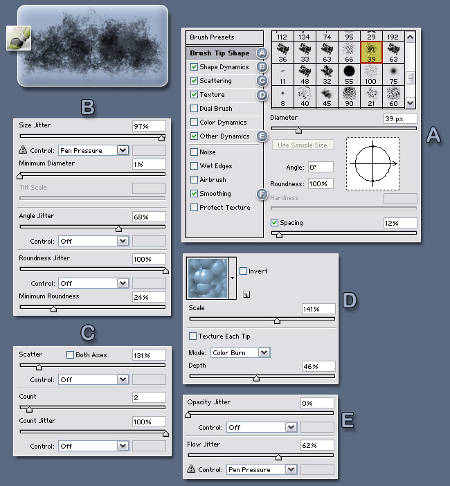 Создание собственных кистей *