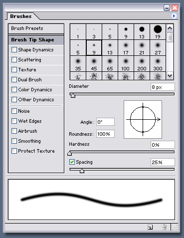 Создание собственных кистей *