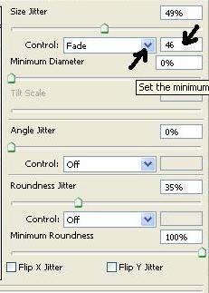 Как настроить кисть. *